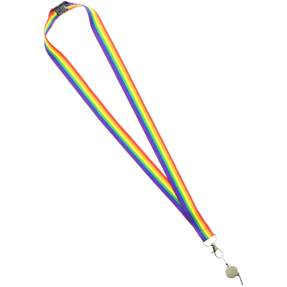 Zac's Alter Ego - Rainbow Cordon/Lanyard - avec sifflet - Multicolore